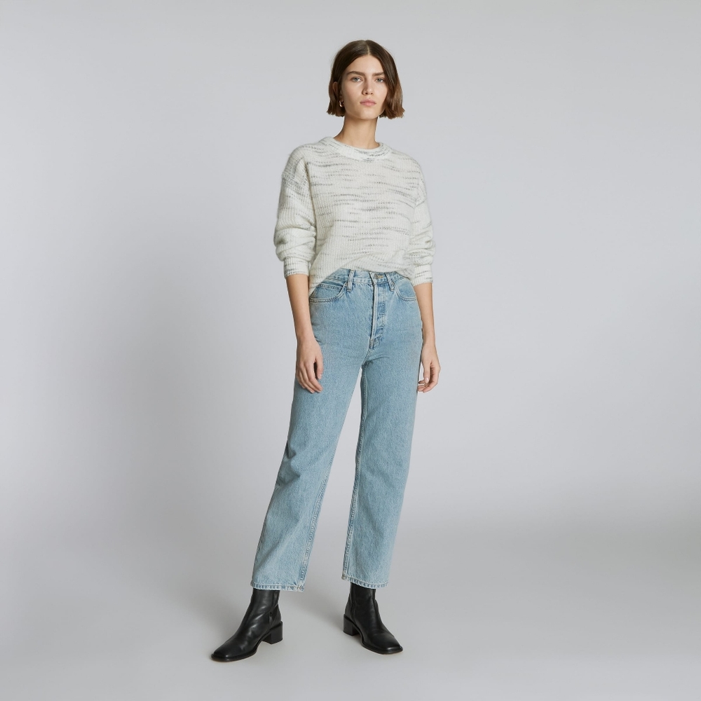 Everlane, The Rigid Way High Jeans, Light Blue, Size 27 Regular